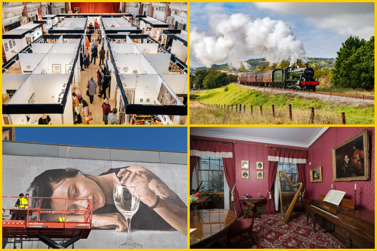 Craft Festival, GWSR Steam train, Cheltenham Paint Festival, Holst Victorian House